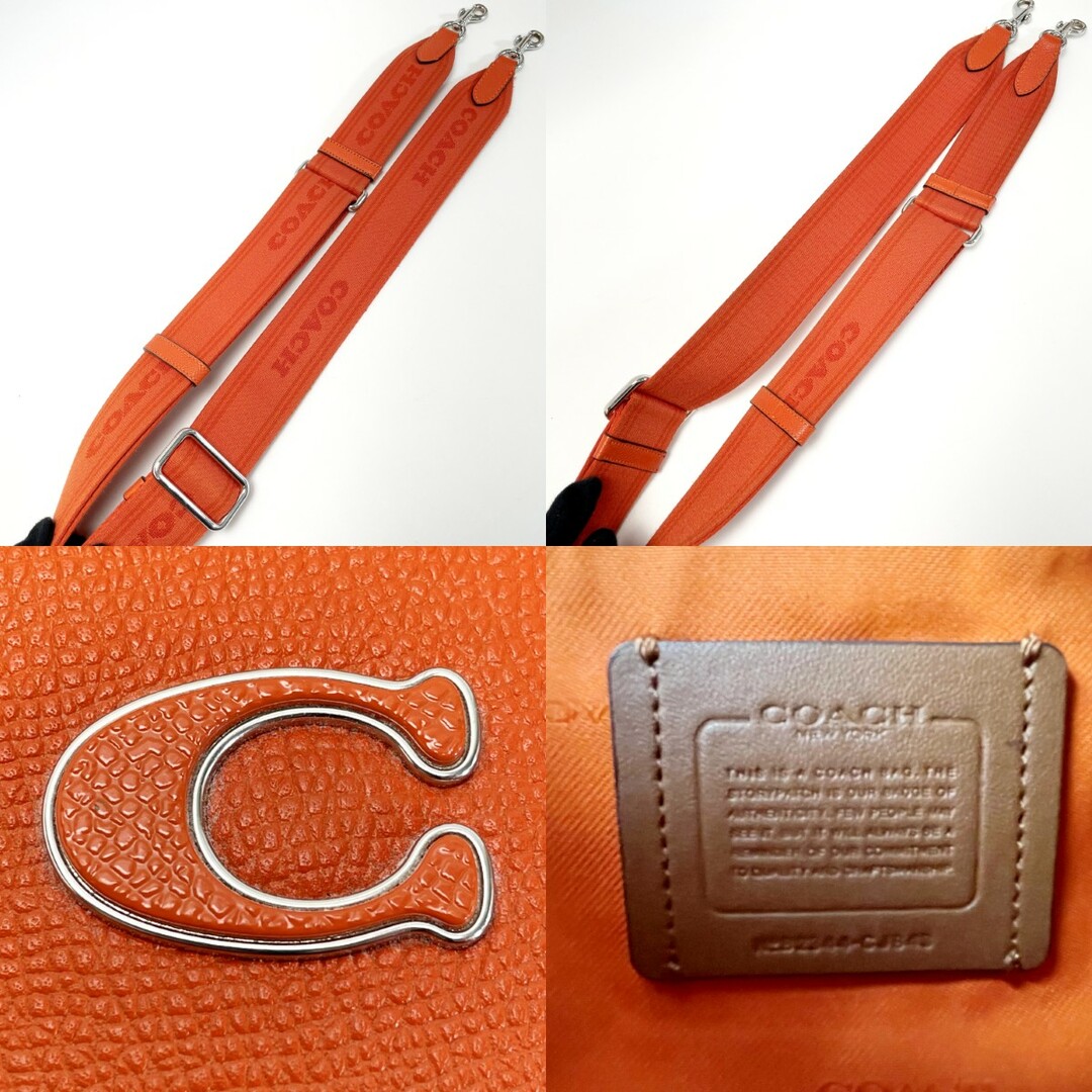 COACH - COACH コーチ シグネチャー B2344-CJ843 オレンジ COACH - COACH コーチ シグネチャー B2344-CJ843 オレンジ