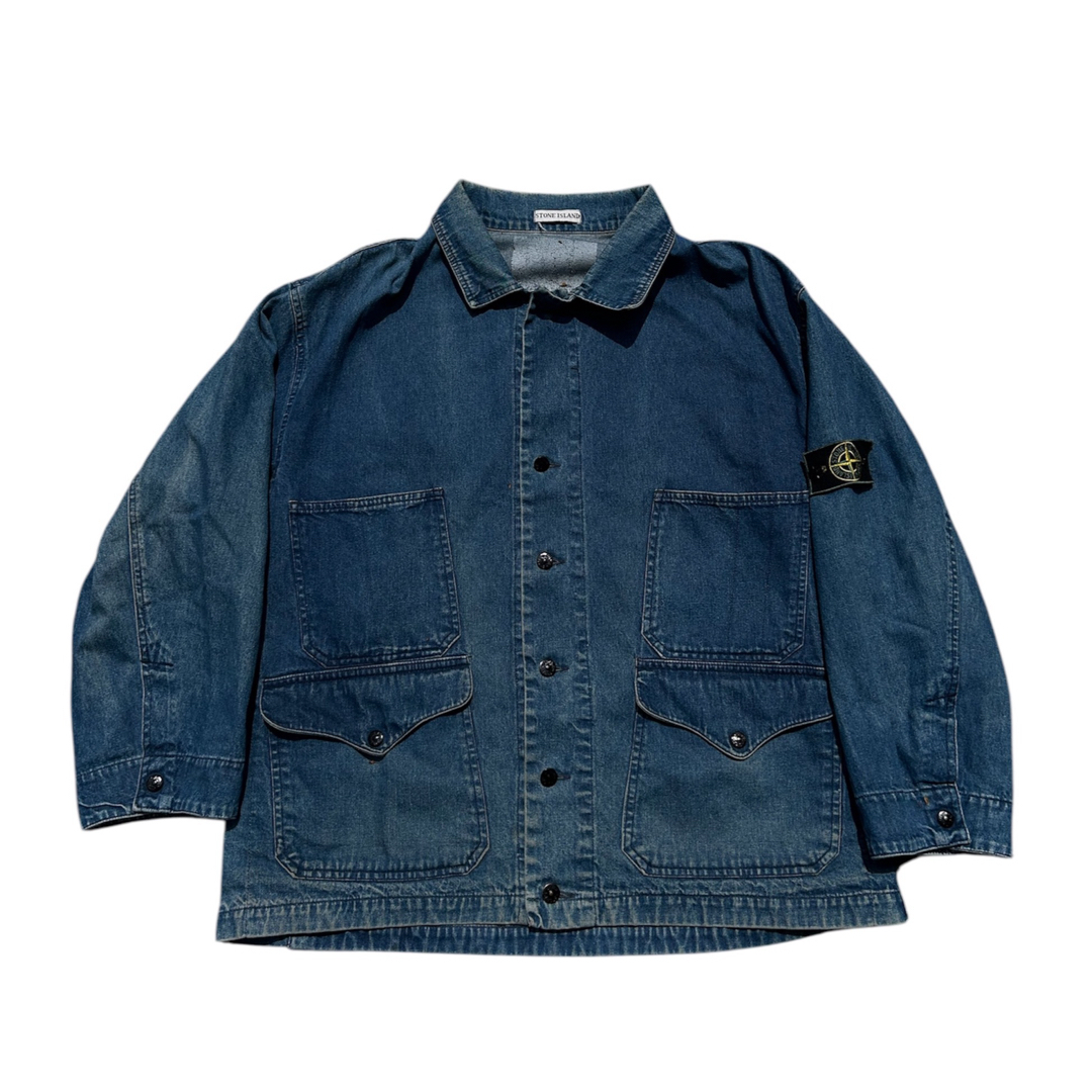 STONE ISLAND - Stone Island Carpenter Denim Jacket Lの通販 STONE ISLAND - Stone Island Carpenter Denim Jacket Lの通販