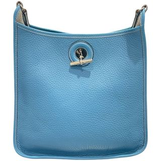 エルメス(HERMES)の　エルメス HERMES ヴェスパPM □A刻 ブルージーン　シルバー金具 トリヨンクレマンス ユニセックス ショルダーバッグ(ショルダーバッグ)