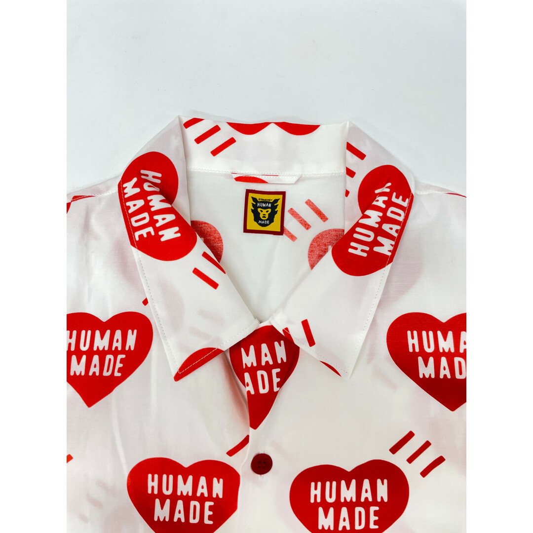 HUMAN MADE - ヒューマンメイド ホワイト×レッド ハート アロハシャツ XLの通販 HUMAN MADE - ヒューマンメイド ホワイト×レッド ハート アロハシャツ XLの通販