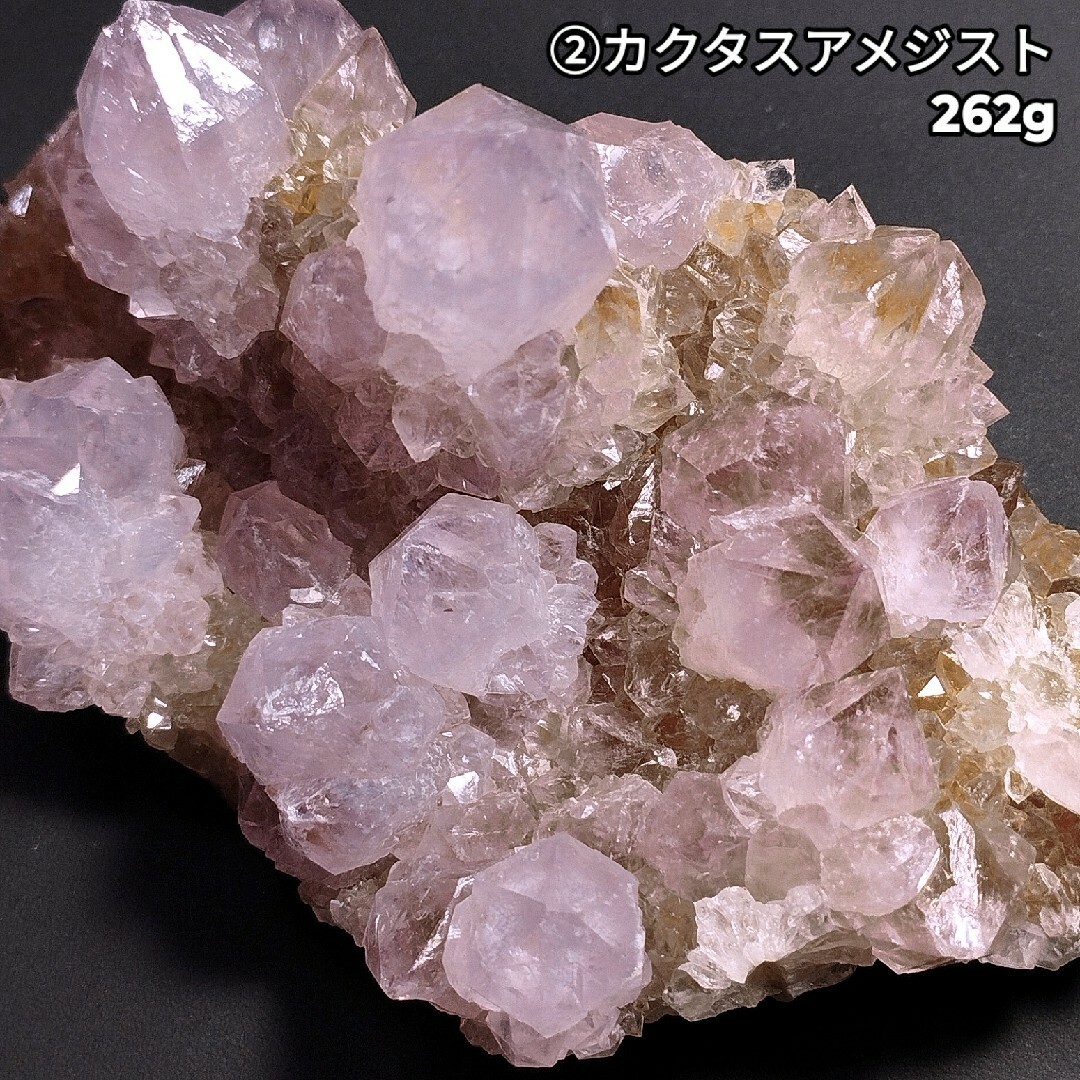 ②原石 クラスター カクタスアメジスト カクタス水晶 カクタス ②原石 クラスター カクタスアメジスト カクタス水晶 カクタス