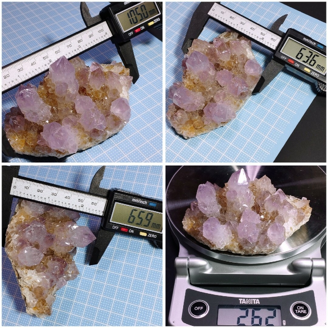 ②原石 クラスター カクタスアメジスト カクタス水晶 カクタス ②原石 クラスター カクタスアメジスト カクタス水晶 カクタス