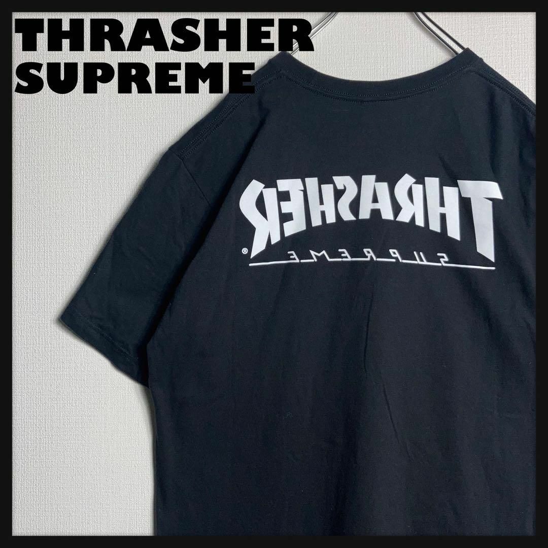 Supreme - 【美品】SUPREME THRASHER コラボTシャツ ビッグロゴ Supreme - 【美品】SUPREME THRASHER コラボTシャツ ビッグロゴ