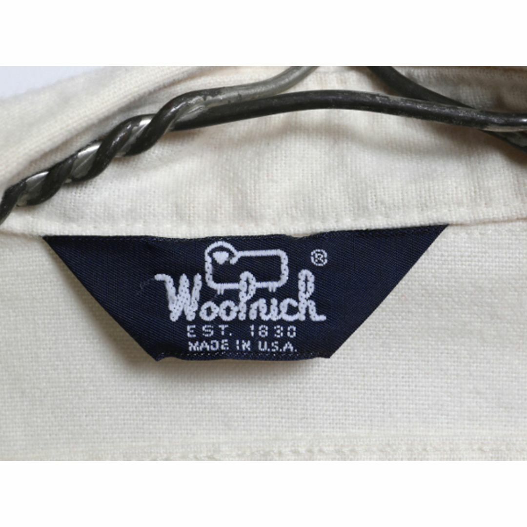 WOOLRICH - 80s USA製 ウールリッチ コットン シャモア クロス WOOLRICH - 80s USA製 ウールリッチ コットン シャモア クロス