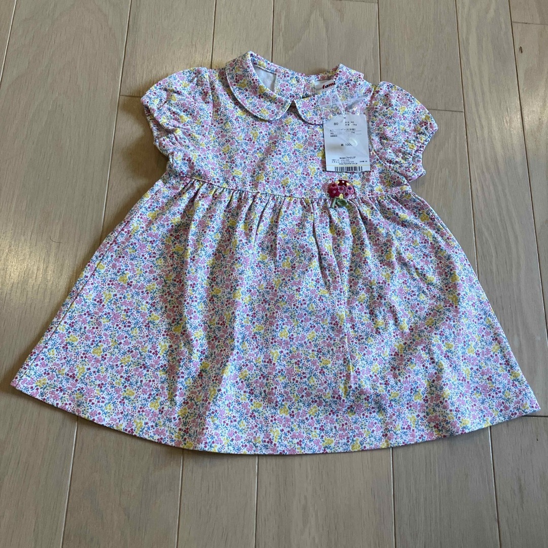 familiar - ファミリア 80 半袖ワンピースの通販 by はな's shop familiar - ファミリア 80 半袖ワンピースの通販 by はな's shop