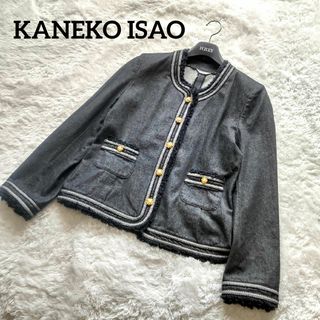 KANEKO ISAO - カネコイサオ デニム ジャケット パール 金 KANEKO ISAO - カネコイサオ デニム ジャケット パール 金