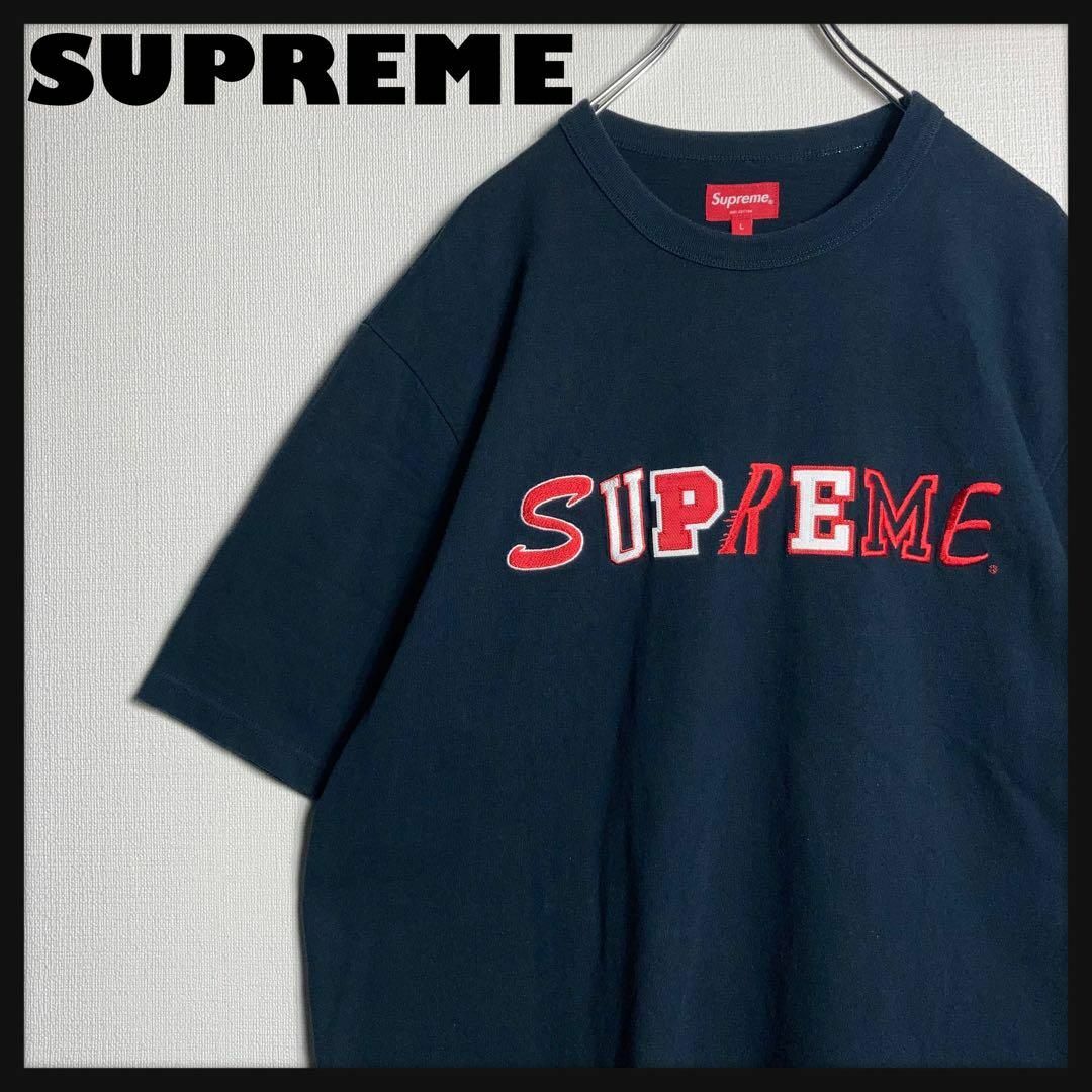 Supreme - 【人気Lサイズ】SUPREME Tシャツ 刺繍 ビッグロゴ Supreme - 【人気Lサイズ】SUPREME Tシャツ 刺繍 ビッグロゴ