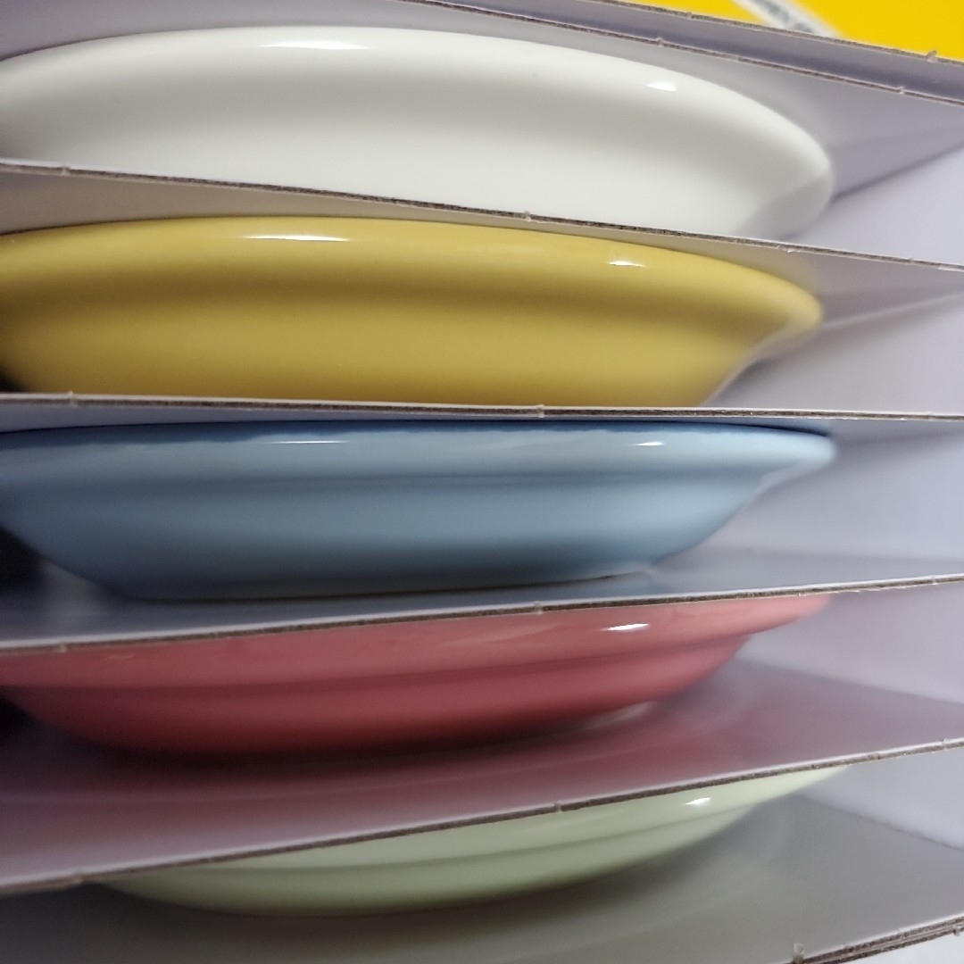 LE CREUSET - ル・クルーゼ ミニオーバルプレート 5枚セットの LE CREUSET - ル・クルーゼ ミニオーバルプレート 5枚セットの