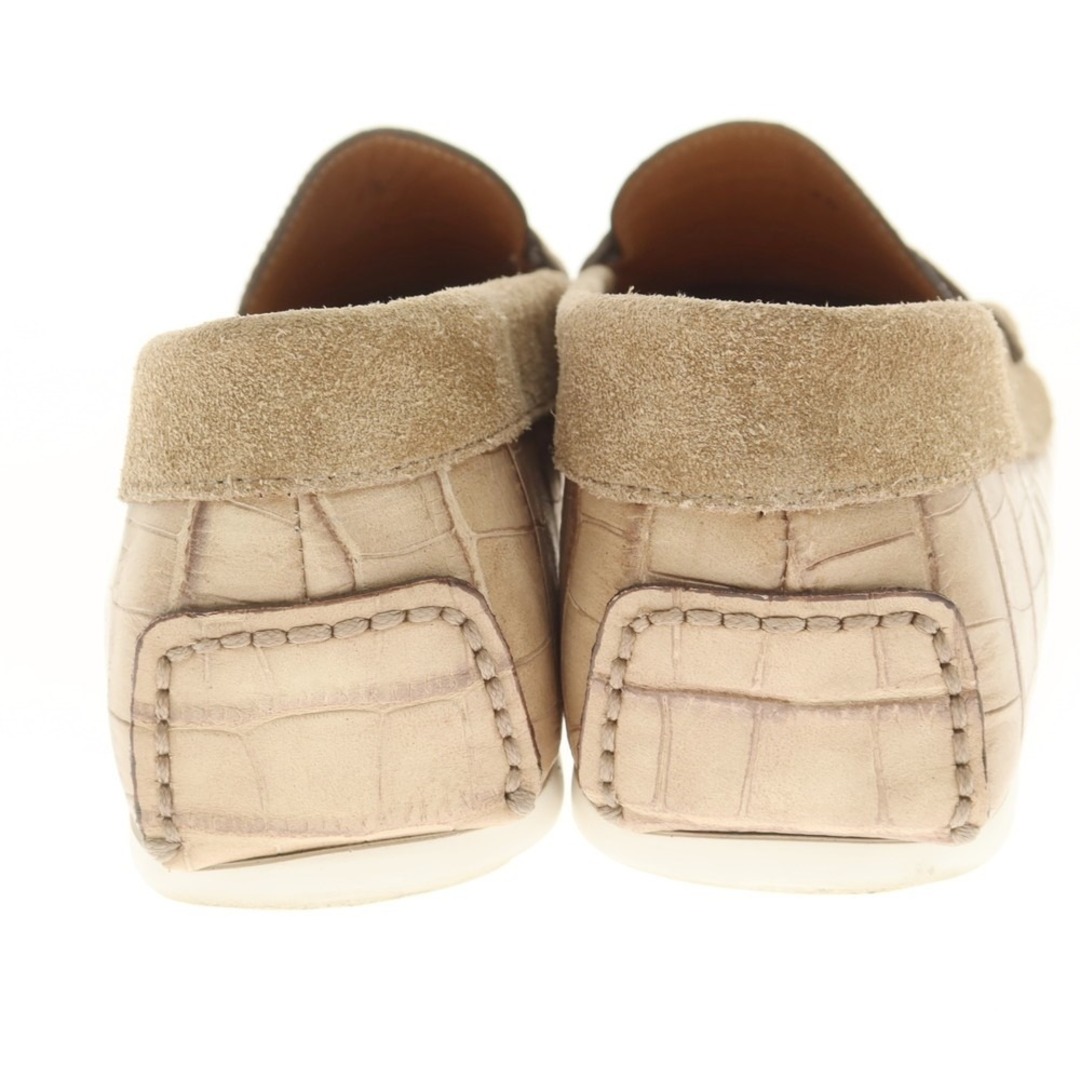 Santoni - 【中古】サントーニ Santoni クロコ型押しレザー Santoni - 【中古】サントーニ Santoni クロコ型押しレザー