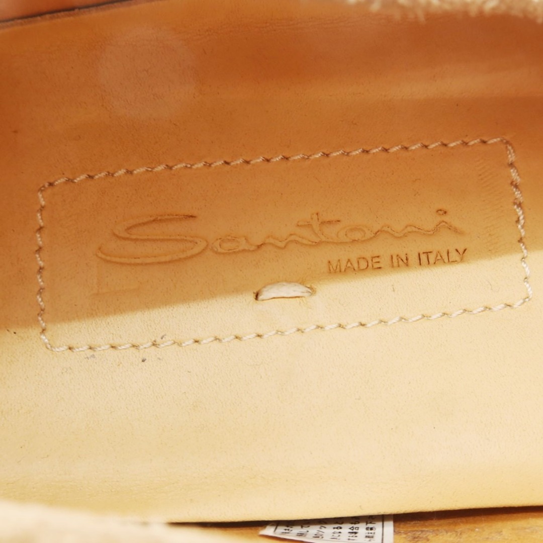 Santoni - 【中古】サントーニ Santoni クロコ型押しレザー Santoni - 【中古】サントーニ Santoni クロコ型押しレザー