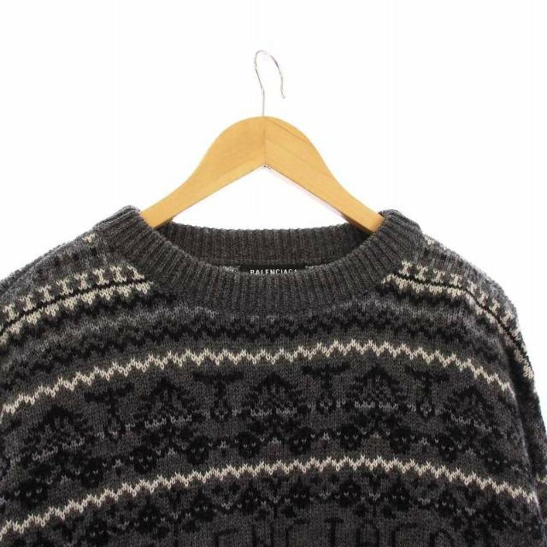 BALENCIAGA - バレンシアガ 21AW UNIFIT フェアアイル クルー BALENCIAGA - バレンシアガ 21AW UNIFIT フェアアイル クルー