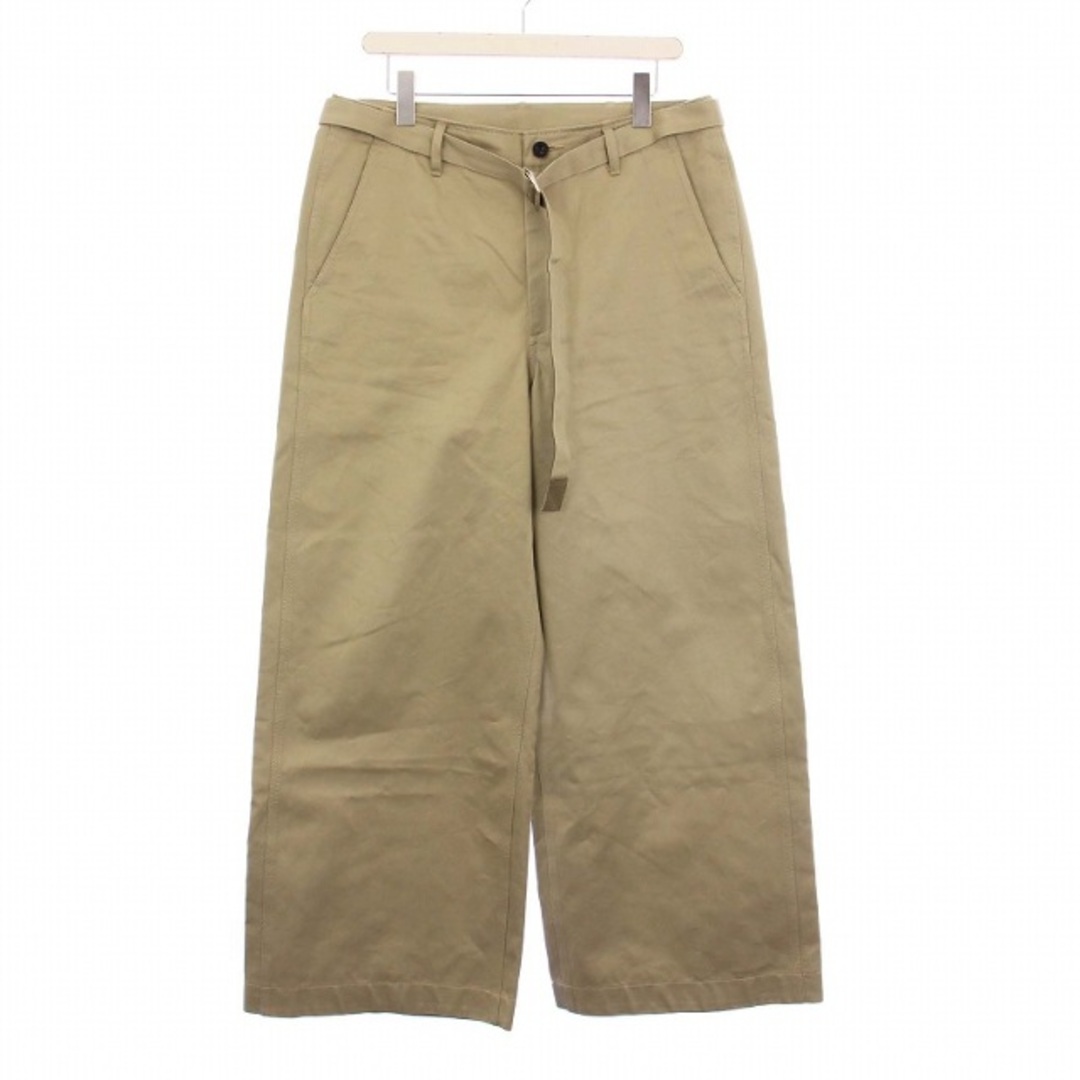 sacai - サカイ 25SS Cotton Chino Pants ワイド 3 ベージュの sacai - サカイ 25SS Cotton Chino Pants ワイド 3 ベージュの