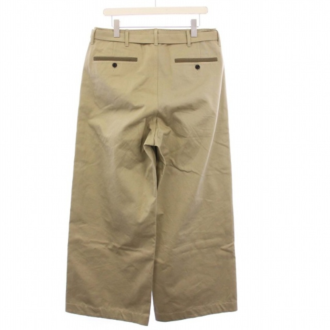 sacai - サカイ 25SS Cotton Chino Pants ワイド 3 ベージュの sacai - サカイ 25SS Cotton Chino Pants ワイド 3 ベージュの