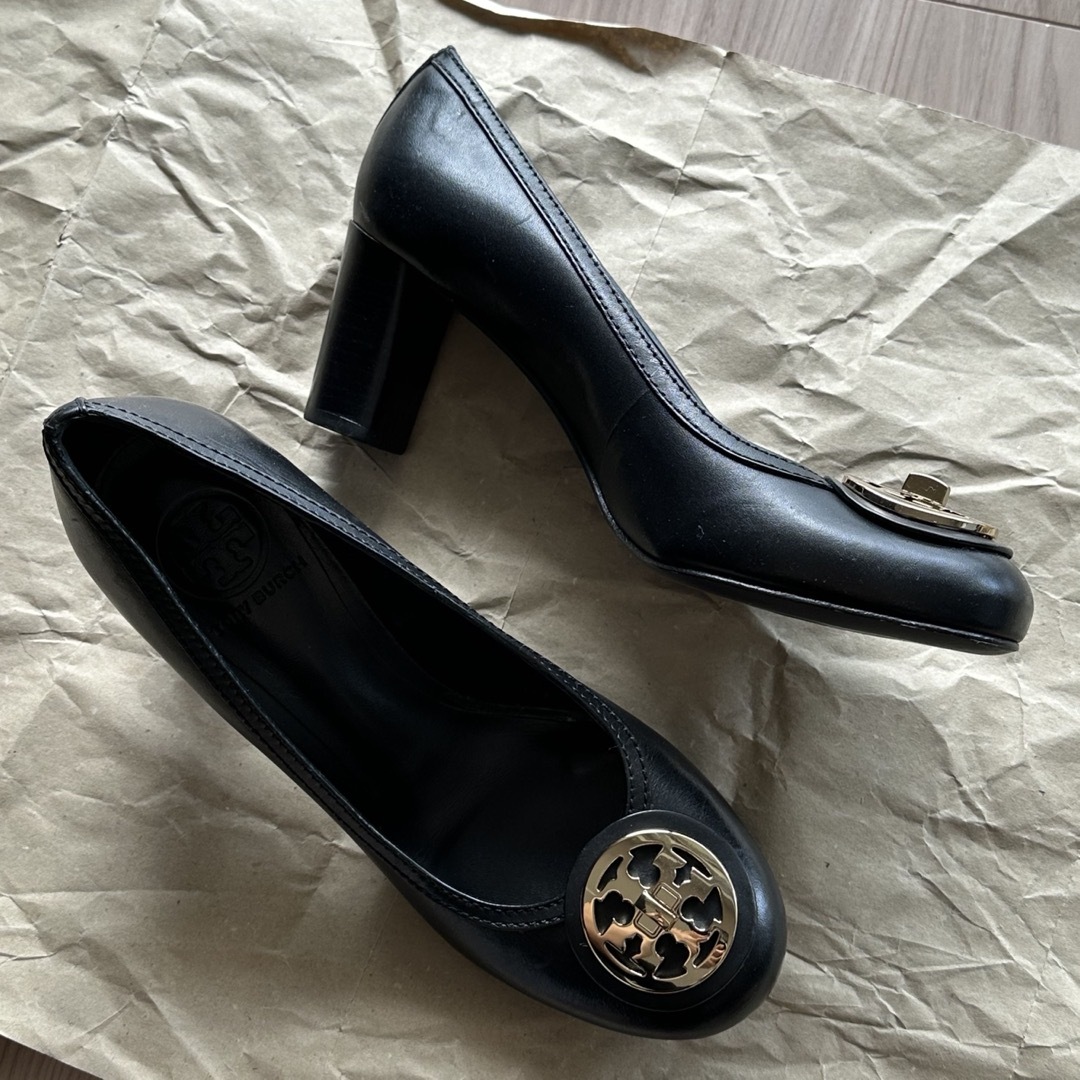 Tory Burch - トリーバーチ パンプス レザー バックル チャン Tory Burch - トリーバーチ パンプス レザー バックル チャン