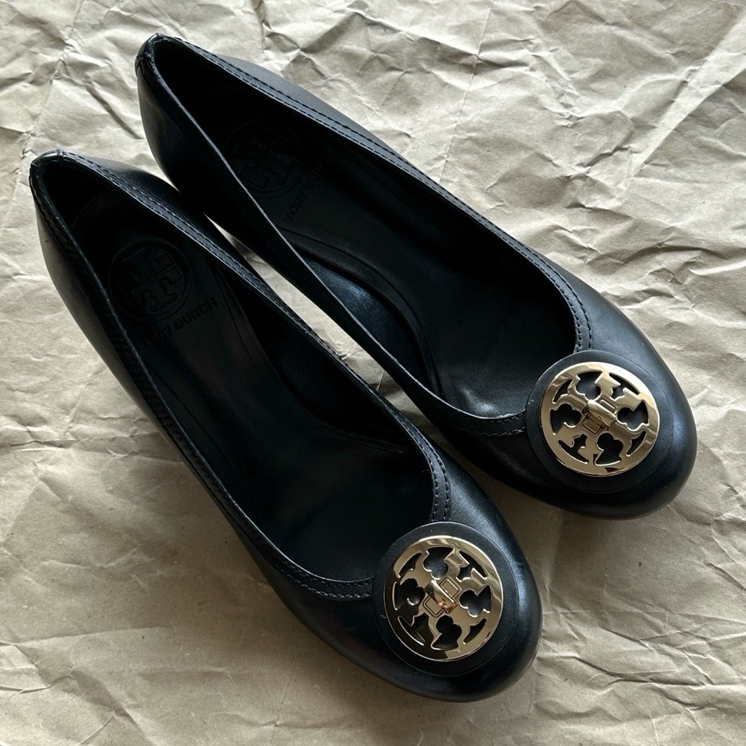 Tory Burch - トリーバーチ パンプス レザー バックル チャン Tory Burch - トリーバーチ パンプス レザー バックル チャン