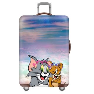 スーツケースカバー トムとジェリー TOM and JERRY M/Lサイズ(旅行用品)