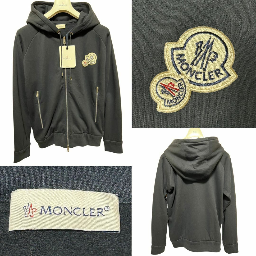 MONCLER - 新品未使用・本物保証☆MONCLER ダブルロゴワッペン MONCLER - 新品未使用・本物保証☆MONCLER ダブルロゴワッペン