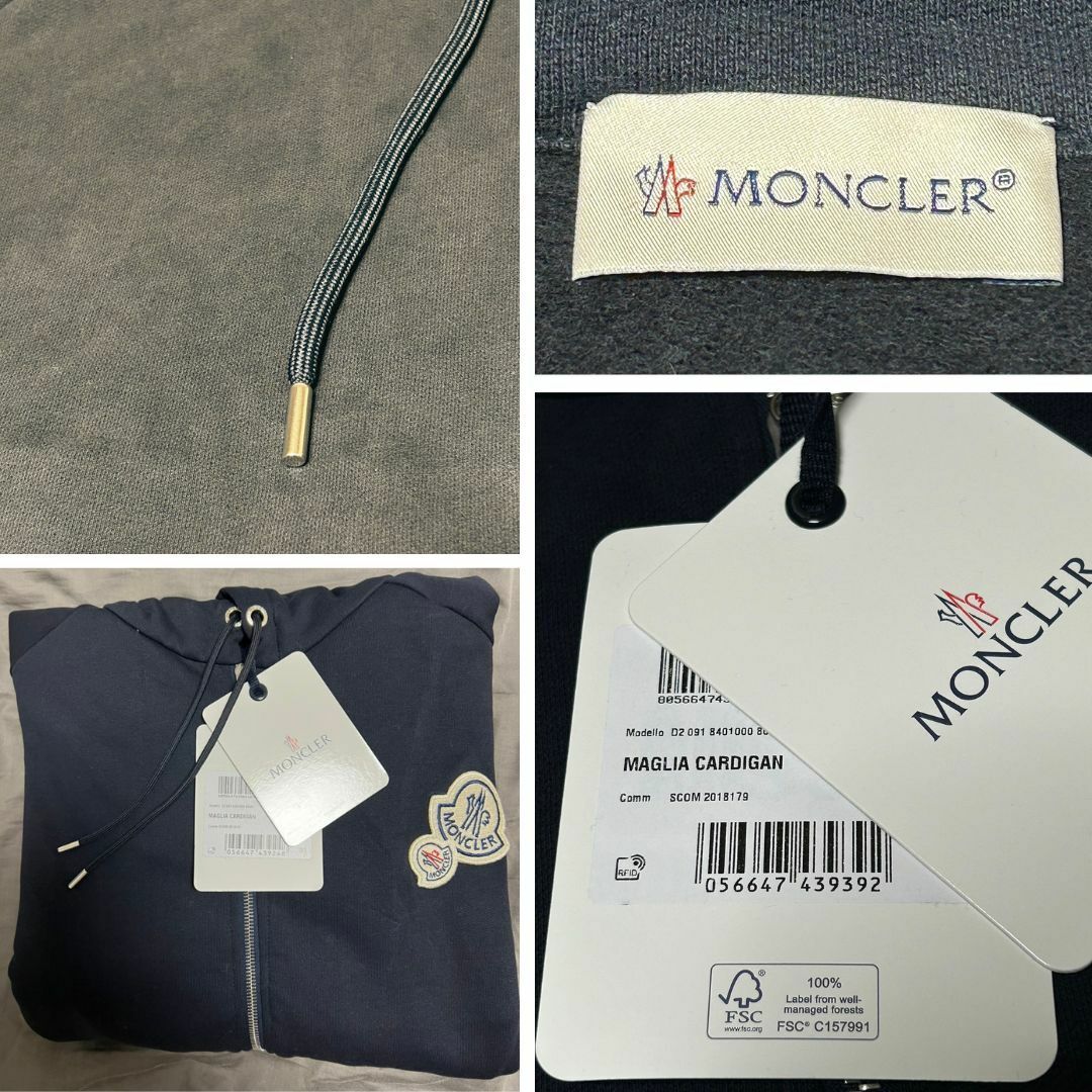 MONCLER - 新品未使用・本物保証☆MONCLER ダブルロゴワッペン MONCLER - 新品未使用・本物保証☆MONCLER ダブルロゴワッペン