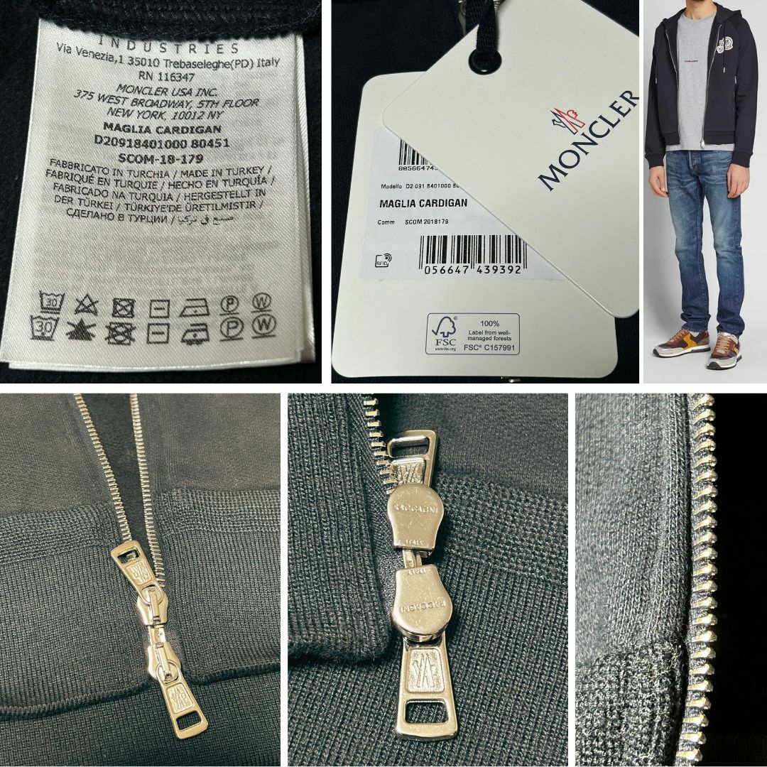 MONCLER - 新品未使用・本物保証☆MONCLER ダブルロゴワッペン MONCLER - 新品未使用・本物保証☆MONCLER ダブルロゴワッペン