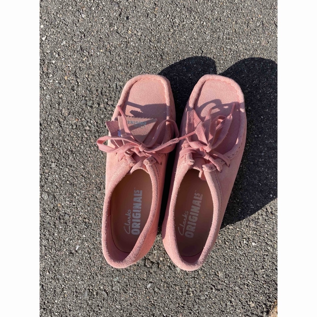 Clarks Originals - clarks クラークス ワラビー ピンク 23.5cm Clarks Originals - clarks クラークス ワラビー ピンク 23.5cm