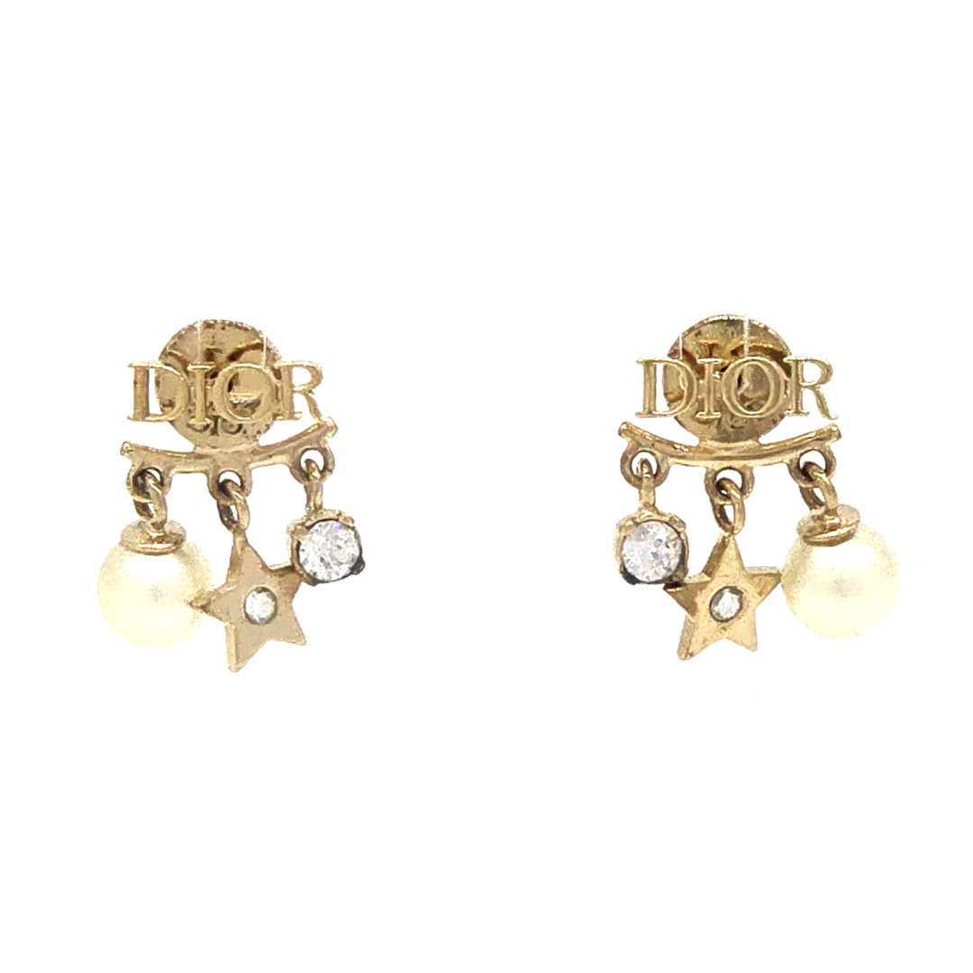 Dior - DIOR ディオレボリューション ピアス 両耳 レジンパール Dior - DIOR ディオレボリューション ピアス 両耳 レジンパール