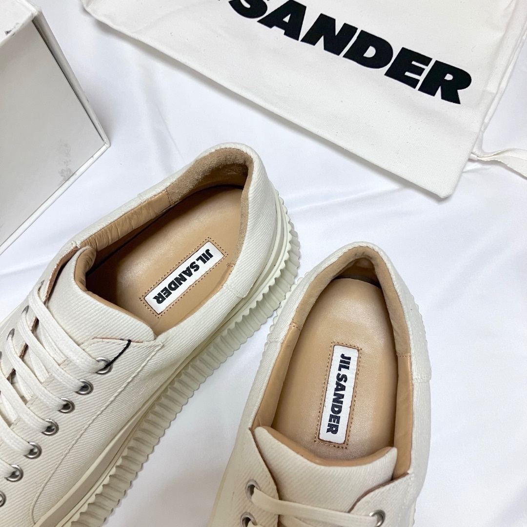 JIL SANDER - 新品 42 23ss JIL SANDER プラットフォーム JIL SANDER - 新品 42 23ss JIL SANDER プラットフォーム