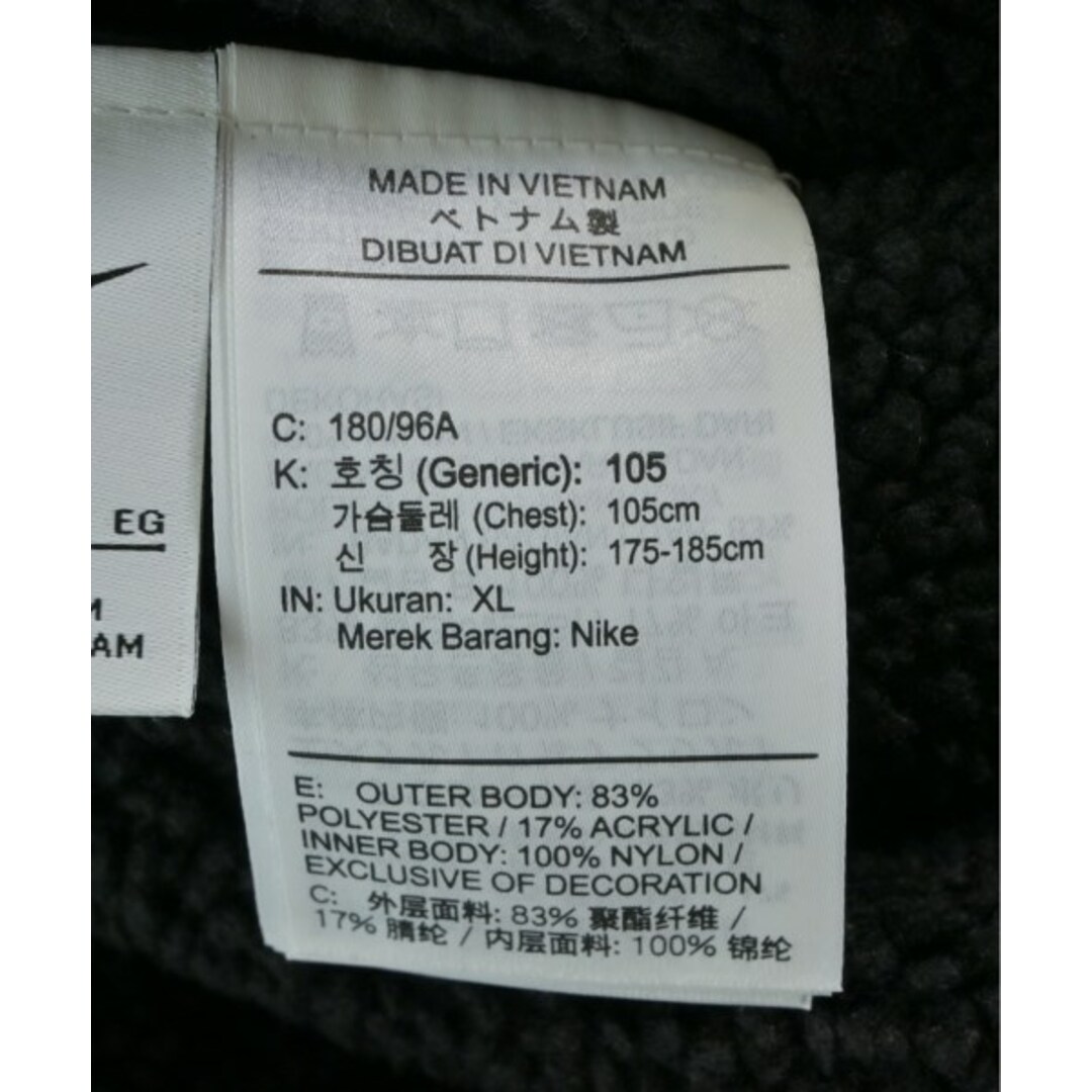 NIKE - NIKE ナイキ ブルゾン(その他) XL 黒x白 【古着 NIKE - NIKE ナイキ ブルゾン(その他) XL 黒x白 【古着