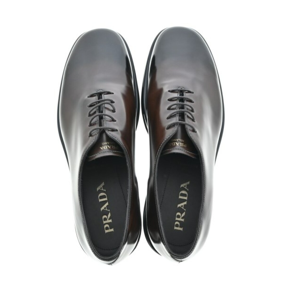 PRADA - PRADA プラダ ビジネス・ドレスシューズ 7(27cm位) 茶系 PRADA - PRADA プラダ ビジネス・ドレスシューズ 7(27cm位) 茶系
