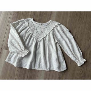 ZARA - ZARA ザラ　レース長袖ブラウス　98㎝