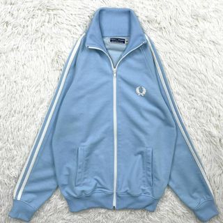 FRED PERRY - 美品 WM】フレッドペリー刺繍トラックジャケット FRED PERRY - 美品 WM】フレッドペリー刺繍トラックジャケット