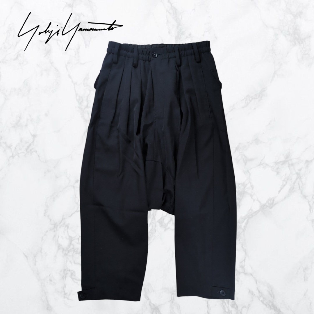 Yohji Yamamoto - 【美品】Yohji Yamamoto ウールギャバ 6タック Yohji Yamamoto - 【美品】Yohji Yamamoto ウールギャバ 6タック