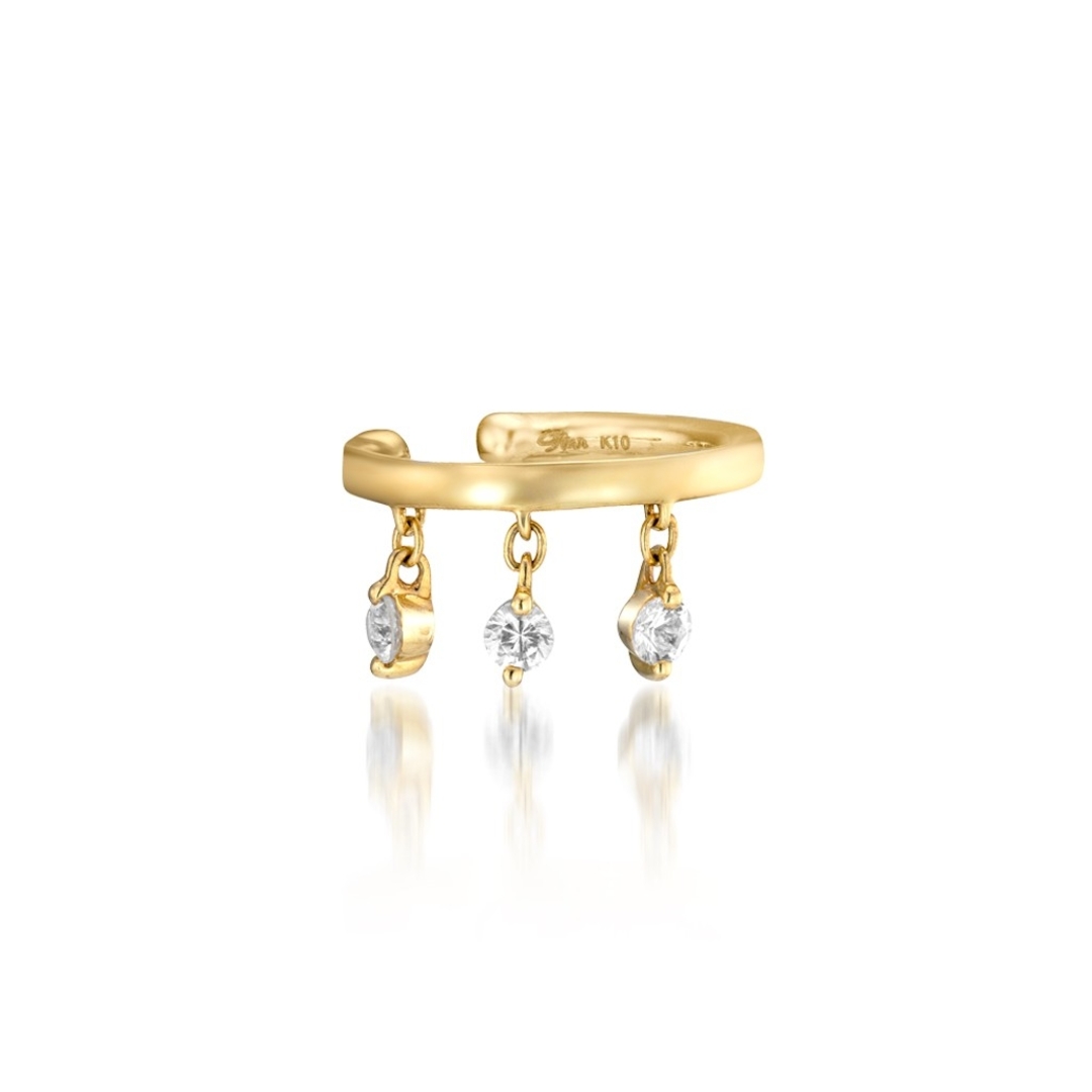 STAR JEWELRY - スタージュエリー K10 イヤーカフ DEW DROPS 未 STAR JEWELRY - スタージュエリー K10 イヤーカフ DEW DROPS 未
