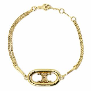 CELINE - セリーヌ ブレスレット マカダム チェーン K18YG 大幅 CELINE - セリーヌ ブレスレット マカダム チェーン K18YG 大幅