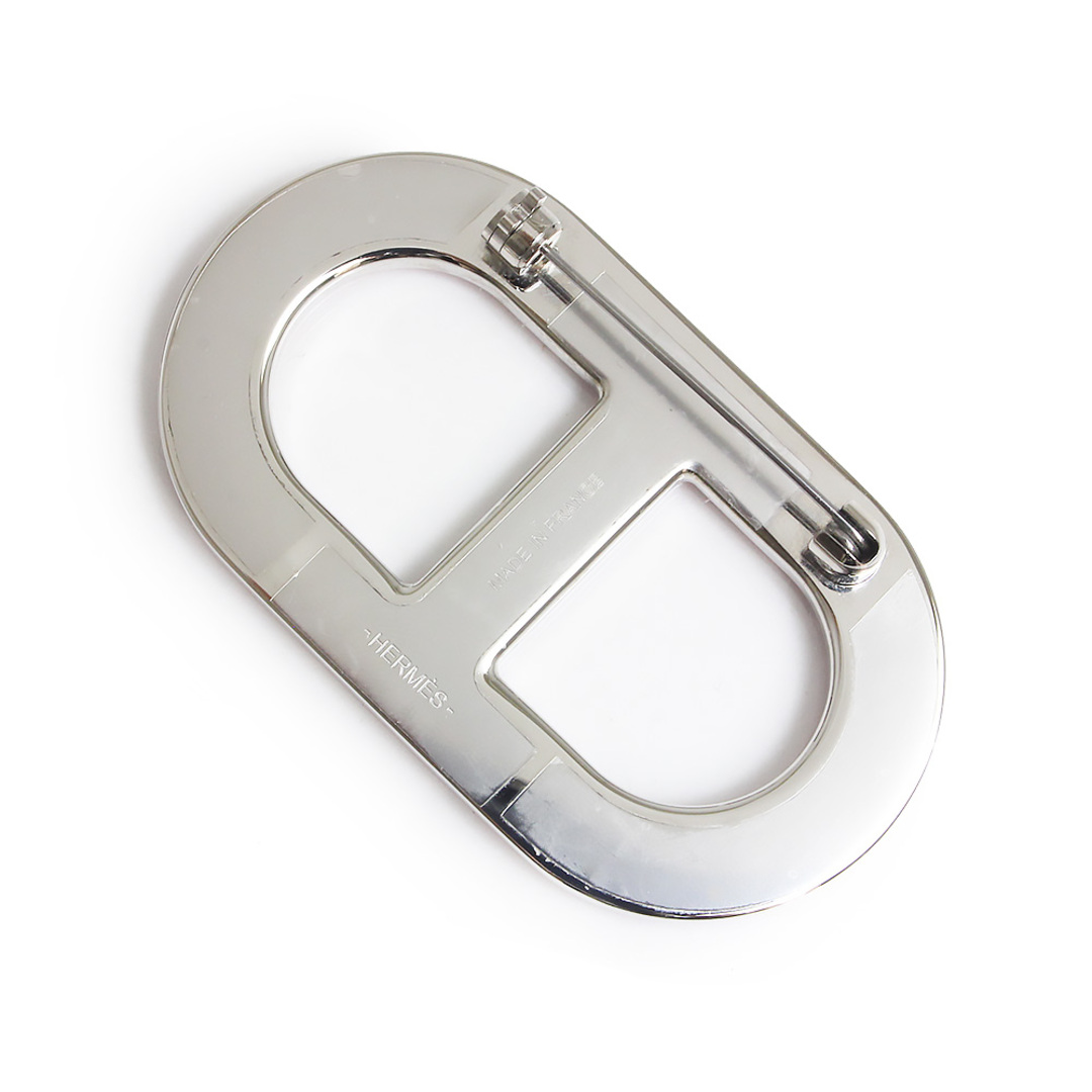 HERMES - エルメス シェーヌ ダンクル バッジ ブローチ ヴォー HERMES - エルメス シェーヌ ダンクル バッジ ブローチ ヴォー