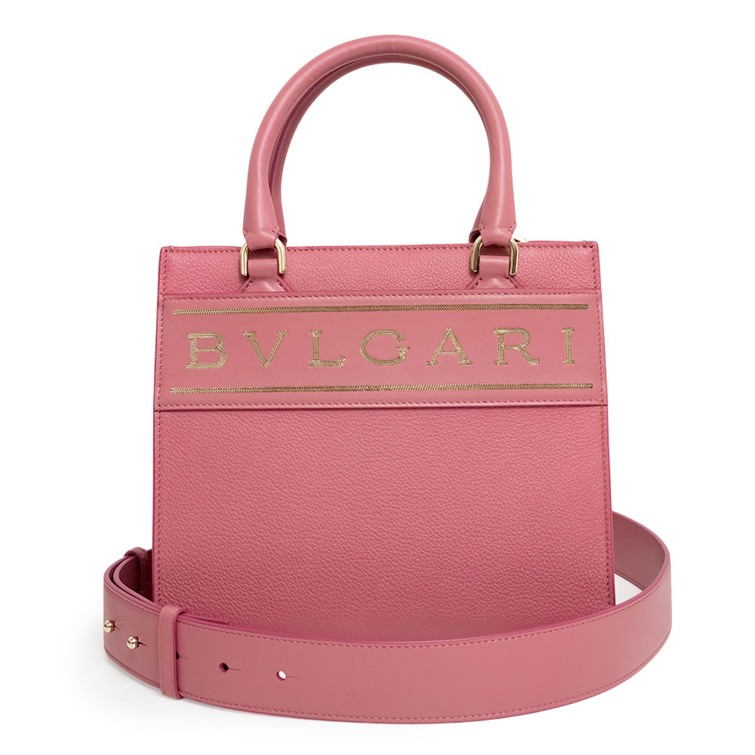 BVLGARI - ブルガリ ロゴ トート スモール 2Way ショルダー BVLGARI - ブルガリ ロゴ トート スモール 2Way ショルダー