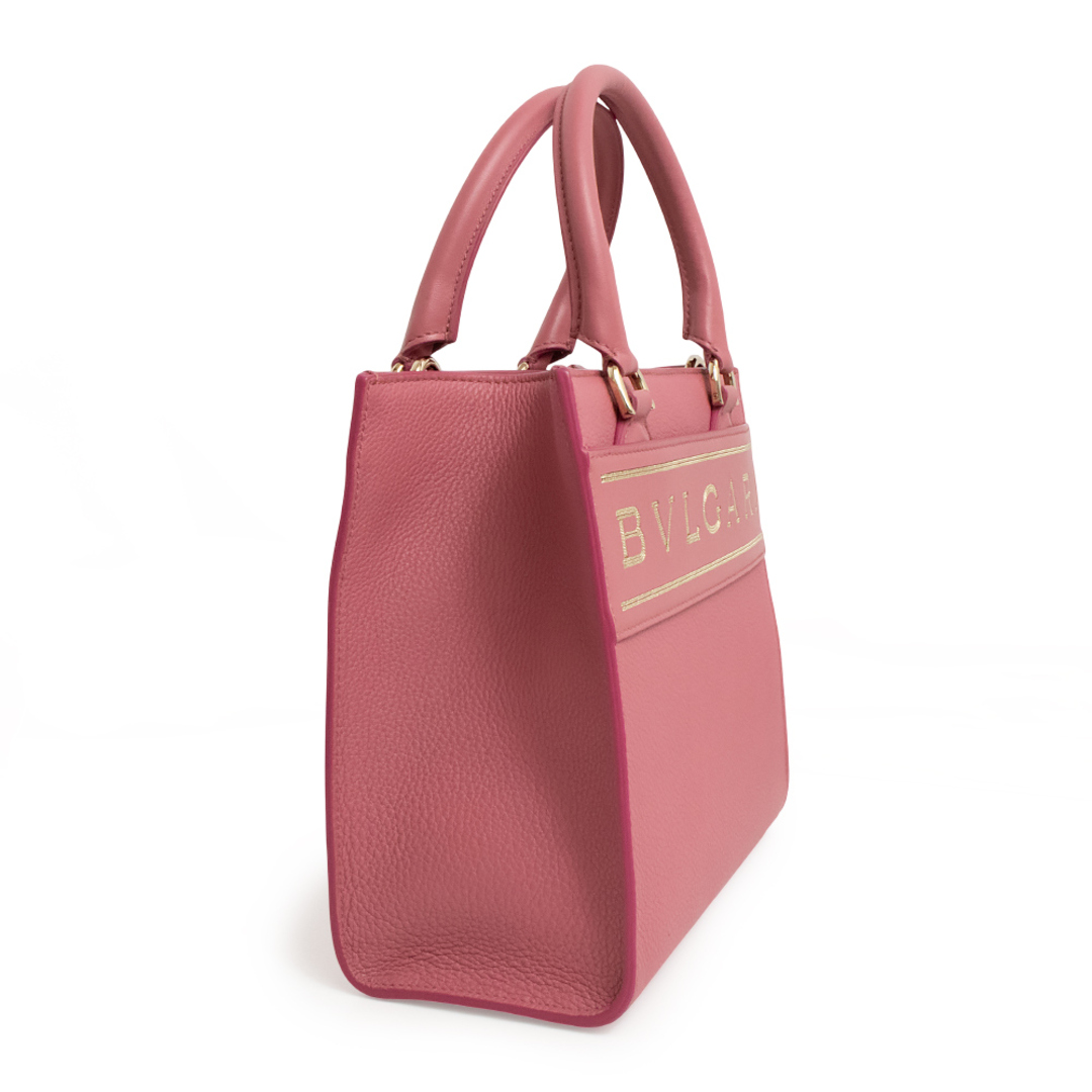 BVLGARI - ブルガリ ロゴ トート スモール 2Way ショルダー BVLGARI - ブルガリ ロゴ トート スモール 2Way ショルダー