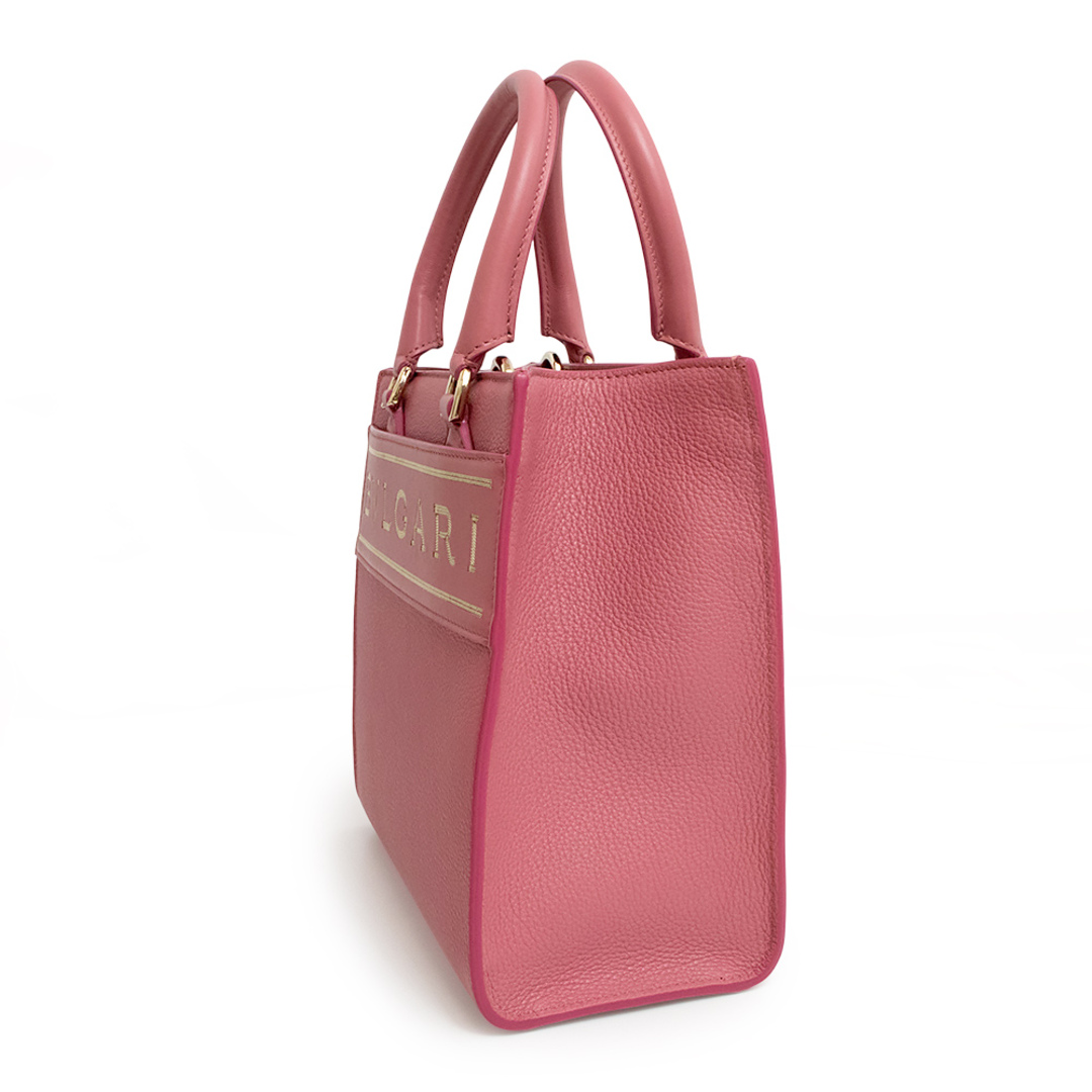 BVLGARI - ブルガリ ロゴ トート スモール 2Way ショルダー BVLGARI - ブルガリ ロゴ トート スモール 2Way ショルダー