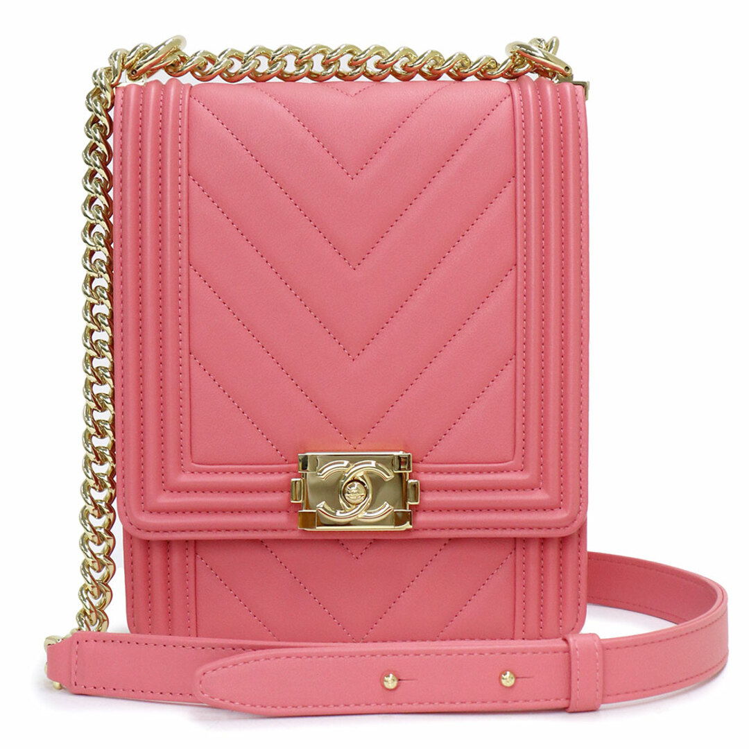 CHANEL - シャネル ボーイシャネル シェブロン Vステッチ 2Way CHANEL - シャネル ボーイシャネル シェブロン Vステッチ 2Way