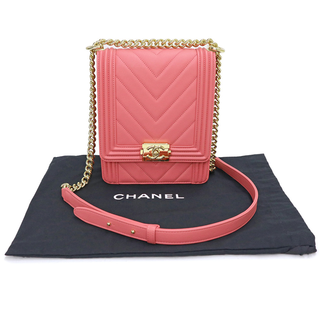CHANEL - シャネル ボーイシャネル シェブロン Vステッチ 2Way CHANEL - シャネル ボーイシャネル シェブロン Vステッチ 2Way