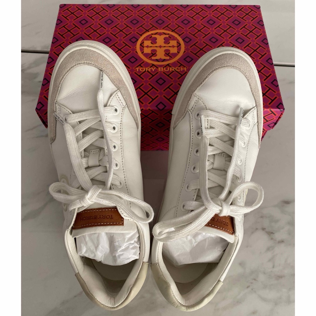 Tory Burch - トリーバーチ スニーカー 美品 白の通販 by Tory Burch - トリーバーチ スニーカー 美品 白の通販 by