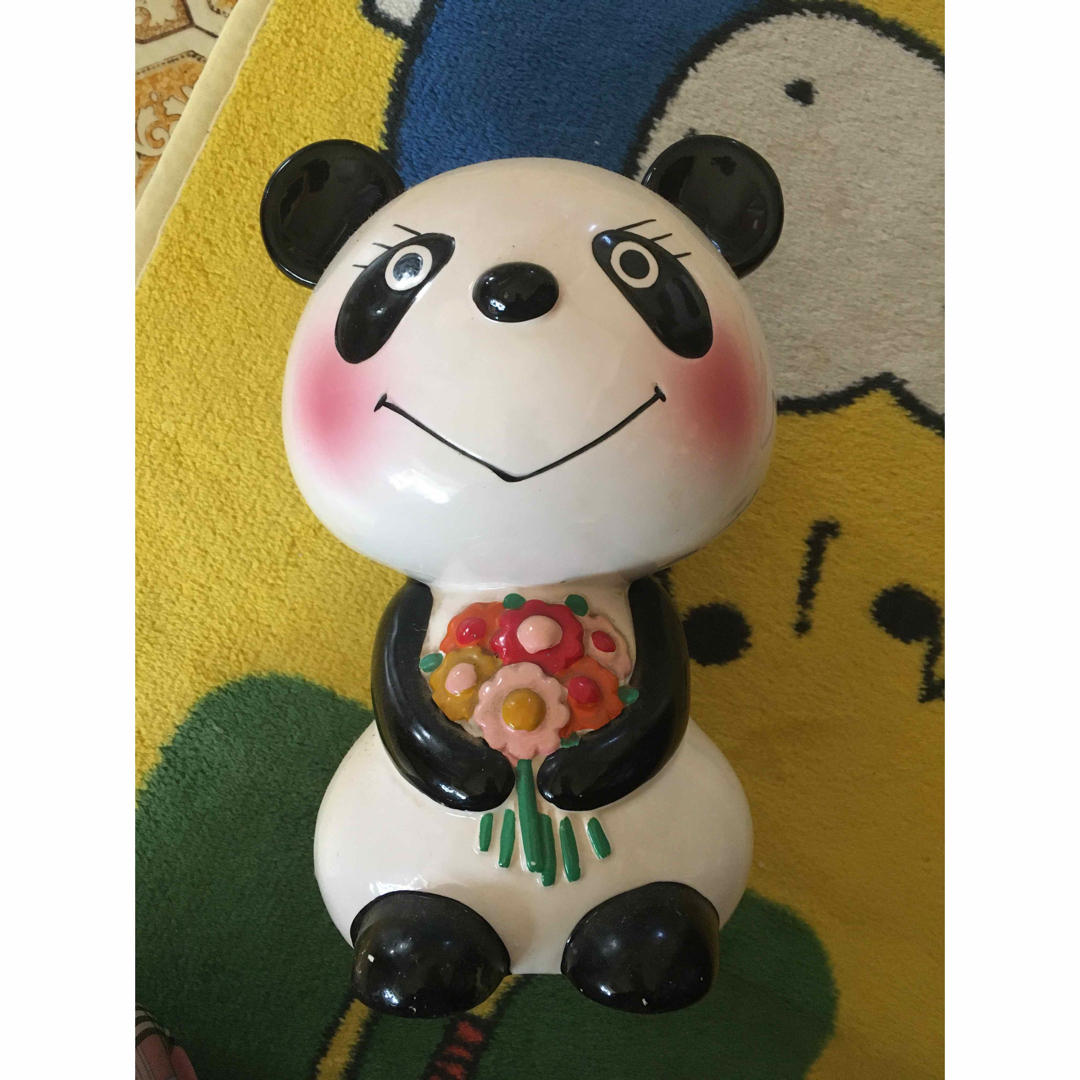 ルネパンダ貯金箱/内藤ルネ/昭和レトロ/骨董品