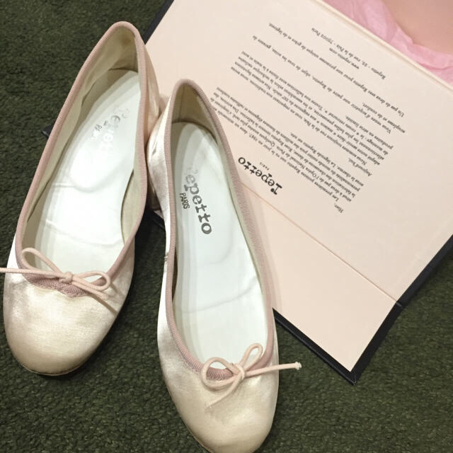 repetto - レペット repetto バレエシューズ サテンピンク 35の通販 by はぴはぴ｜レペットならラクマ