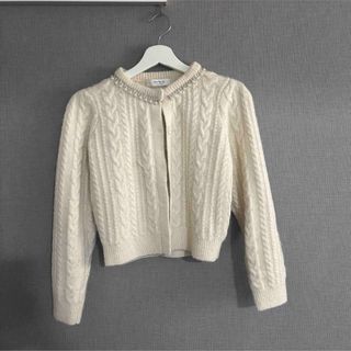 Her lip to - herlipto Classic Bicolor Knit Cardiganの通販 by Her lip to - herlipto Classic Bicolor Knit Cardiganの通販 by