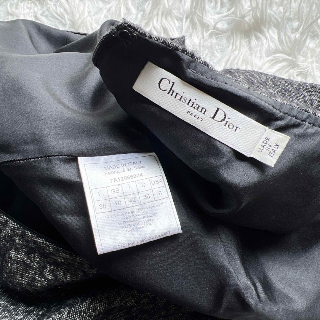 Christian Dior - 美品 Christian Dior ディオール ツイード 美 Christian Dior - 美品 Christian Dior ディオール ツイード 美
