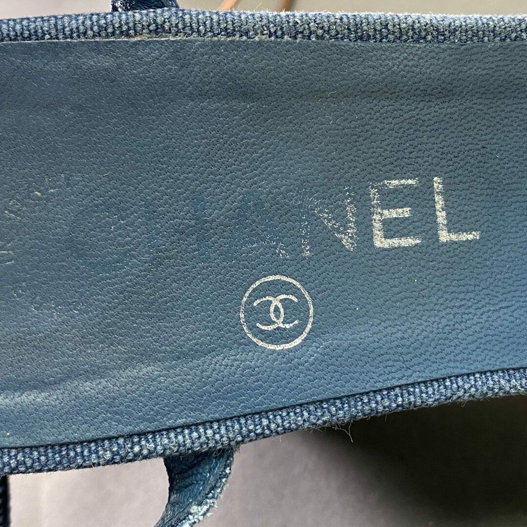 CHANEL - 4d15 CHANEL シャネル ココマーク入り ウェッジソール CHANEL - 4d15 CHANEL シャネル ココマーク入り ウェッジソール