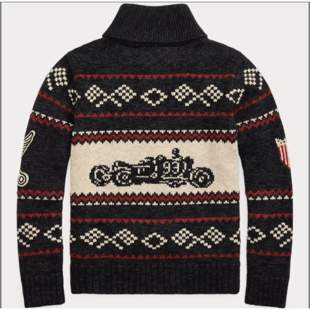 RRL - 新品*RRL*コットンウール ジップカーディガン *M ダブル RRL - 新品*RRL*コットンウール ジップカーディガン *M ダブル