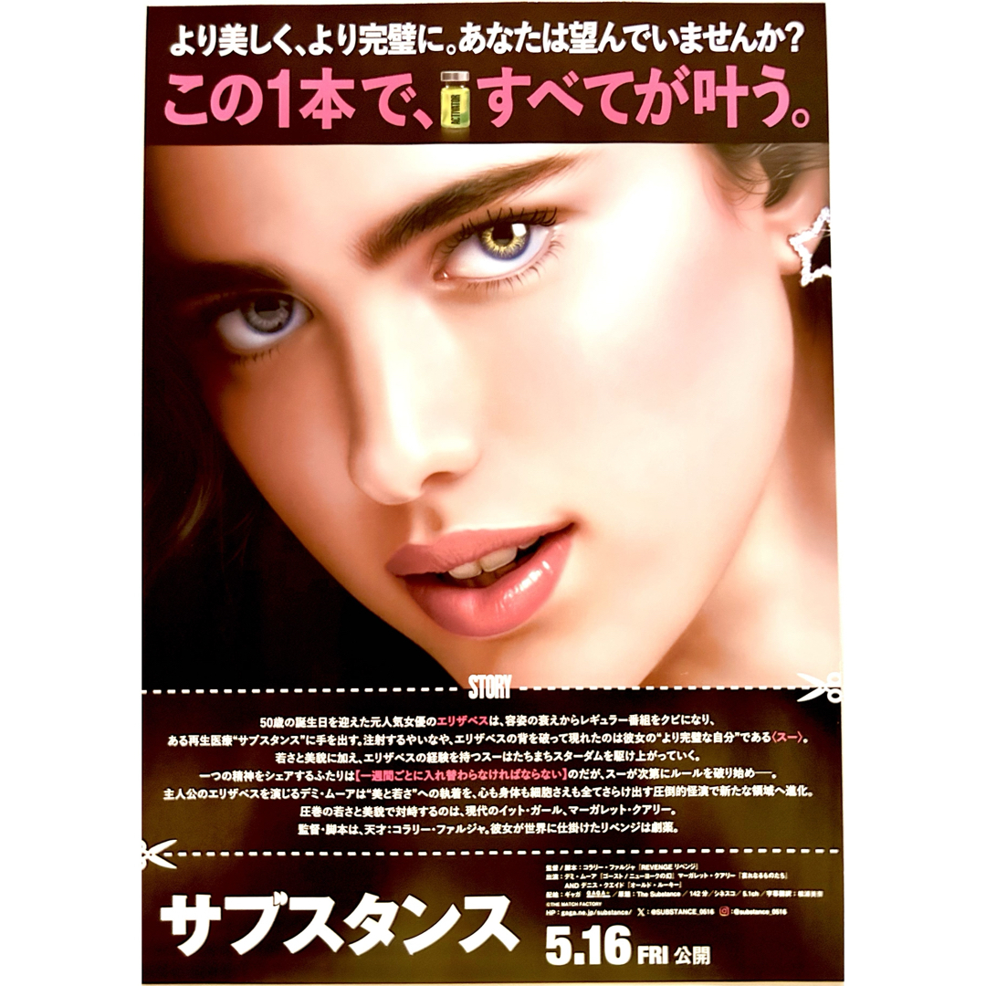 ★100枚★ 映画 サブスタンス フライヤー リベンジ エンタメ/ホビーのコレクション(印刷物)の商品写真