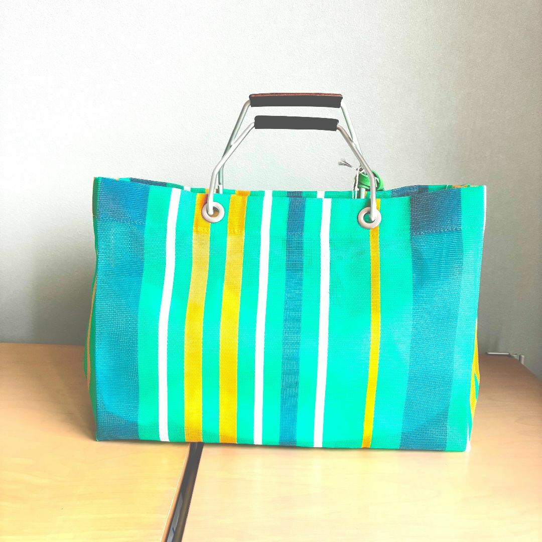 MARNI - 新品・正規品 MARNI MARKET ストライプトートバッグ MARNI - 新品・正規品 MARNI MARKET ストライプトートバッグ