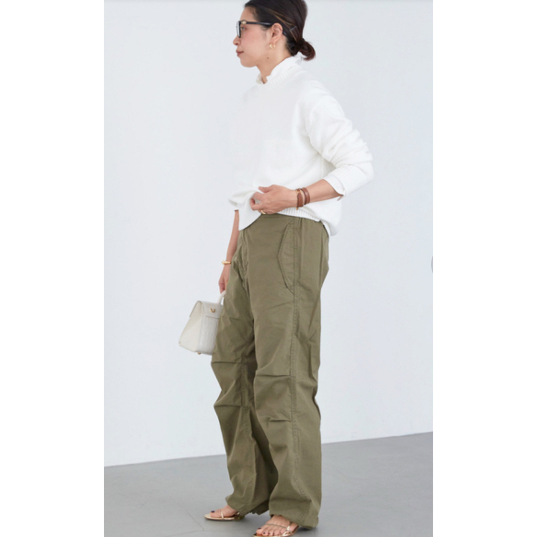 DEUXIEME CLASSE - 訳ありDeuxieme Classemilitary カーゴパンツ DEUXIEME CLASSE - 訳ありDeuxieme Classemilitary カーゴパンツ