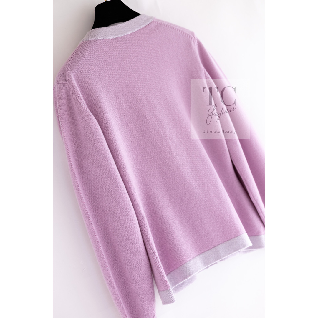 CHANEL - 64万 シャネル カーディガン CHANEL 64万 パープル CHANEL - 64万 シャネル カーディガン CHANEL 64万 パープル